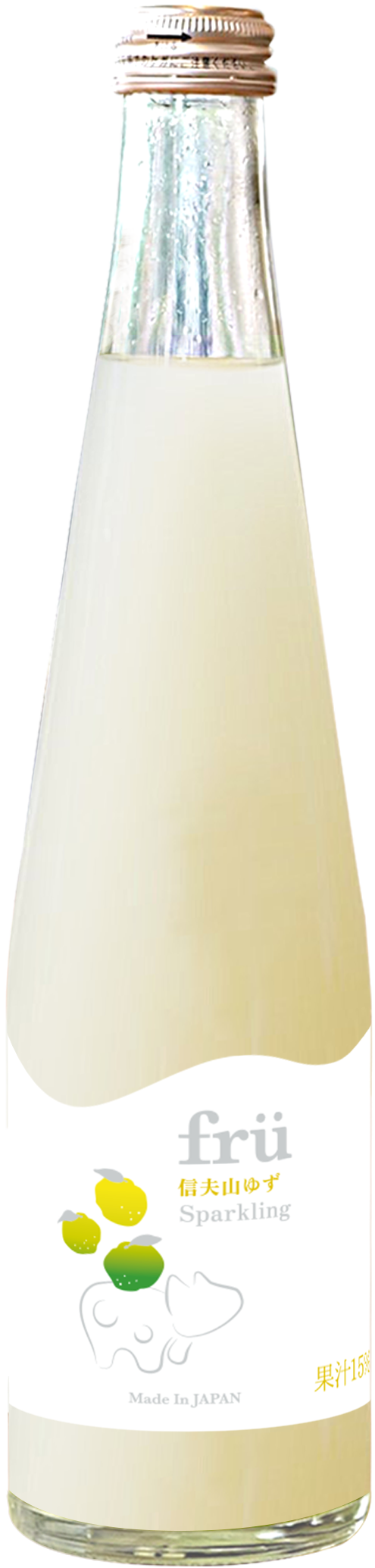 fru信夫山ゆずSparkling 300ml 12 bottles